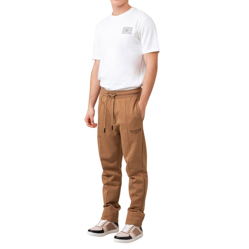 Pantalone Uomo in felpa con ricamo Biscotto GAELLE- Francavilla Moda